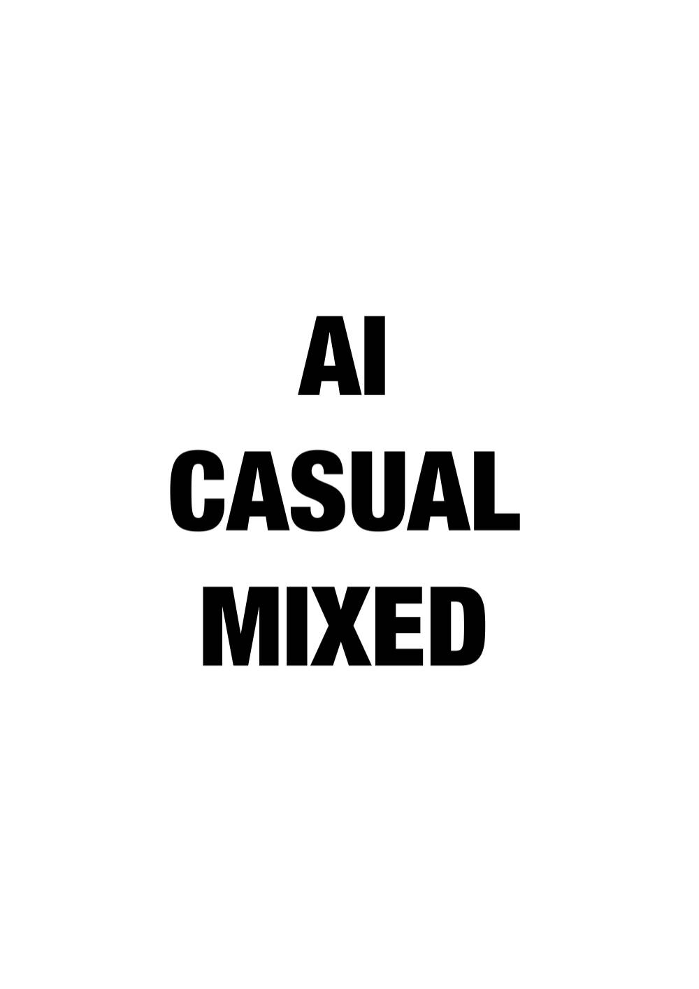 AI Casual Mixed 是一个 NFT(Non-fungible token)集合。存储在区块链上的数字艺术品集合。 /nfts/ai-casual-mixed/ai-casual-mixed.jpg