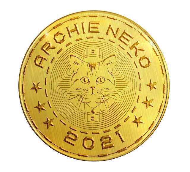 这些基于 Kitty Archie 的原始图像的 NFT 可以用作 Archie Metaverse 中的化身 /nfts/archienekonft/archienekonft.jpg