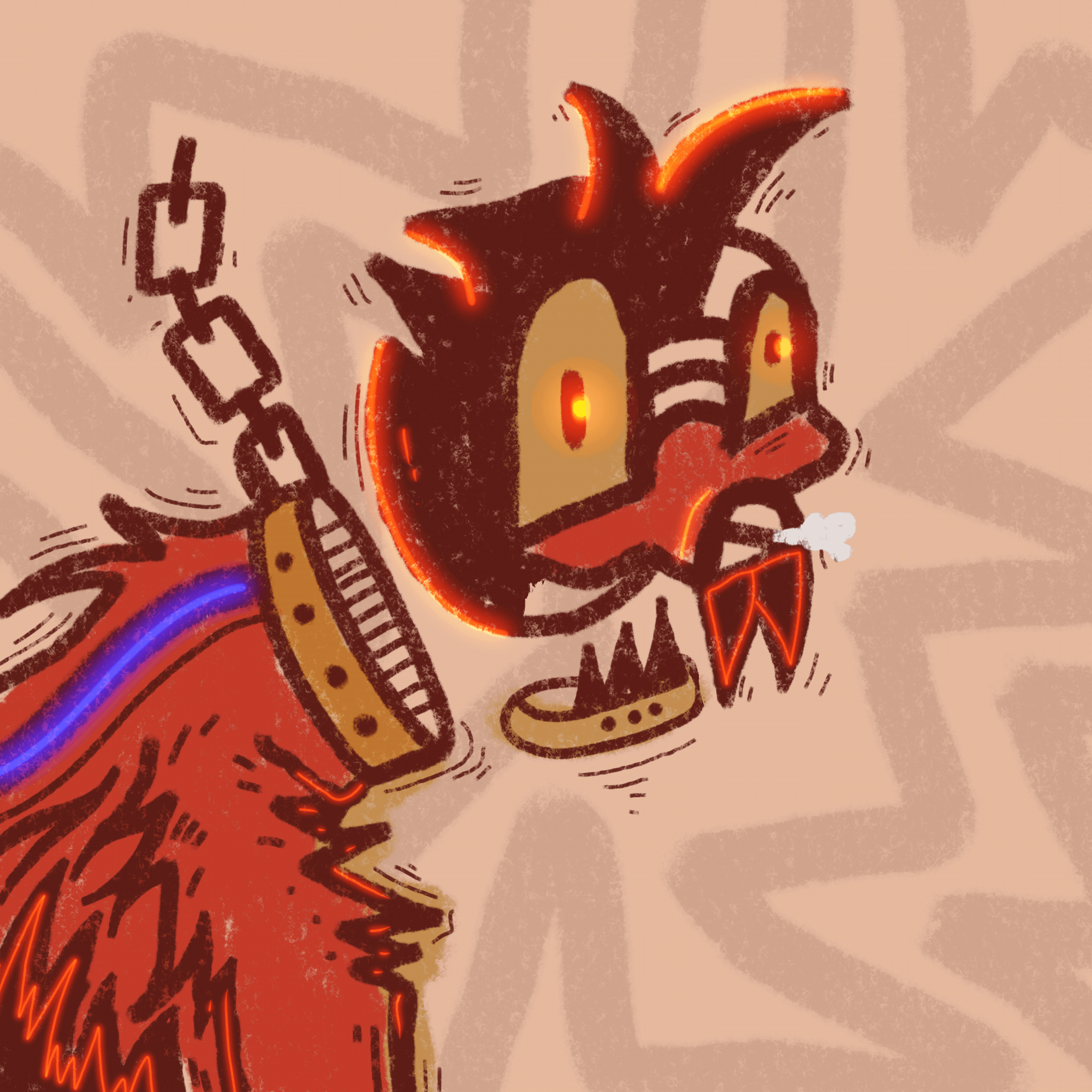 monsta m,炽热的火焰,勇敢的风格怪物的象征,快速移动 /nfts/bablastuffedition/bablastuffedition.gif