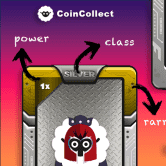CoinCollect Silver NFT 是中等强大的实用 NFT,具有青铜 NFT 的所有功能,也比 Starter NFT 强大 15 倍。 白银 NFT 赚取 /nfts/coincollect-silver-nft/coincollect-silver-nft.png