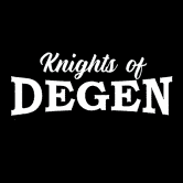 加入 Degen 骑士团,这是 8,888 名 NFT 堕落赌徒的集合,他们在 Degen Tavern 体育酒吧度过了他们的日子。 /nfts/knights-of-degen/knights-of-degen.png