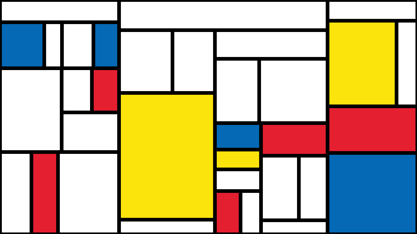 ColorRenderStudio 创作的 3333 幅蒙德里安艺术作品。 /nfts/mondrianart/mondrianart.png