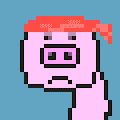 Pig Punks 是 Polygon 区块链上的 NFT。 根据定义的稀有度系统,这些猪朋克中的每一个都具有使它们独一无二的属性。 /nfts/pigpunk/pigpunk.png