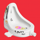 R. Mutt 是 Marcel Duchamp 的著名作品 Fountain 的 2,048 个独特的 NFT 模仿作品的集合。 /nfts/r-mutt/r-mutt.png