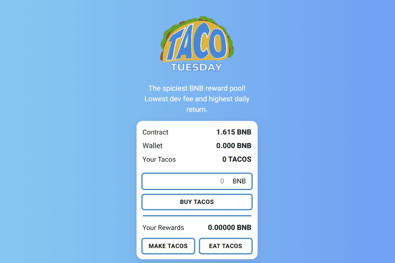 tacotuesdays-dapp-high-risk-bsc-image1_60815a0d052d50889551ee45b9ad8214 /nfts/taco-tuesdays/tacotuesdays-dapp-high-risk-bsc-image1_60815a0d052d50889551ee45b9ad8214.png